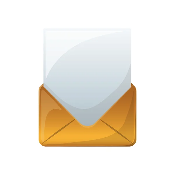 Envelope mail icon — Stock Vector