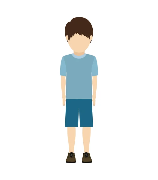 Avatar mâle enfant — Image vectorielle