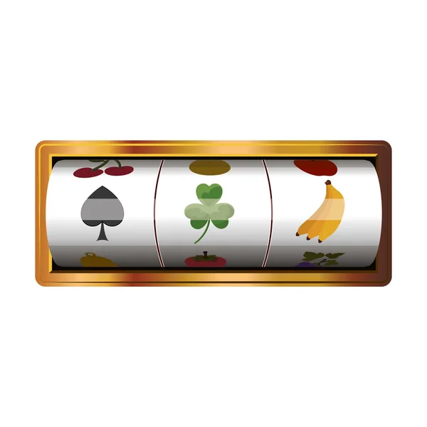 Casino oyun simgesine — Stok Vektör
