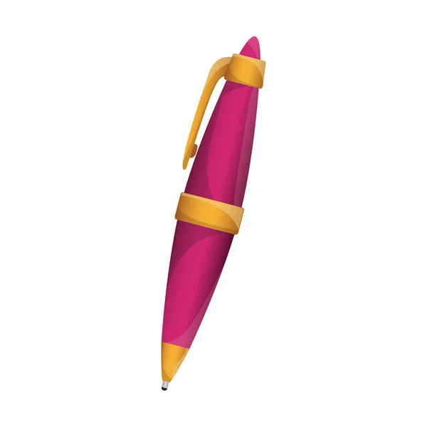 Fine icône de stylo — Image vectorielle