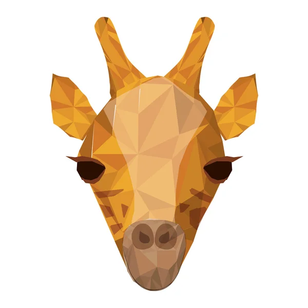 Jirafa animal icono — Vector de stock
