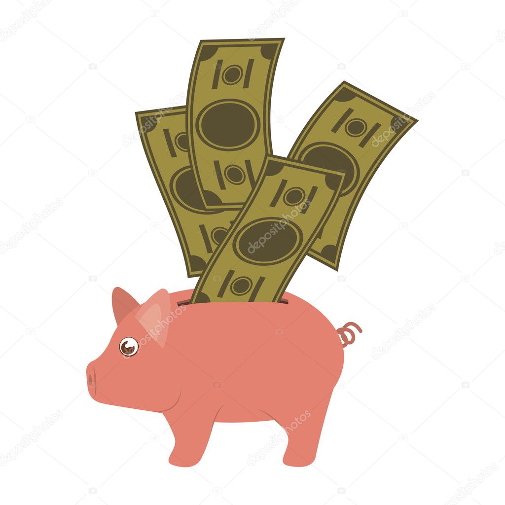 piggy moneybox cartoon