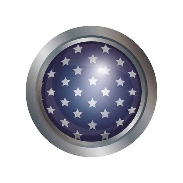 Usa button icon — Διανυσματικό Αρχείο