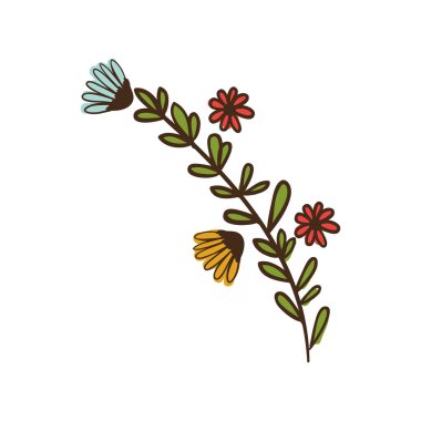 Dalları yaprakları dekorasyon ile