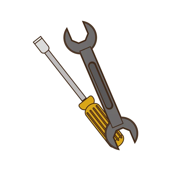 Reparatie tools pictogram — Stockvector