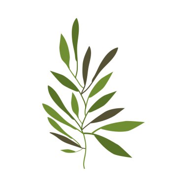 Dalları yaprakları dekorasyon ile