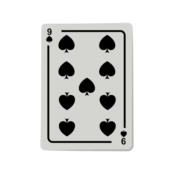 Cartes de poker casino — Image vectorielle