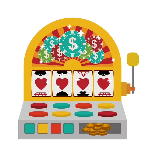 Icône de la machine jackpot — Image vectorielle