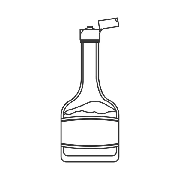 Sirap flaska ikon — Stock vektor
