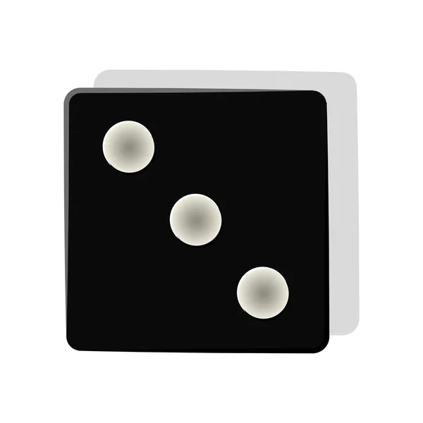 Dice cube icon — Stock Vector