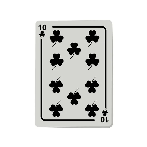 Kaszinó póker kártya — Stock Vector