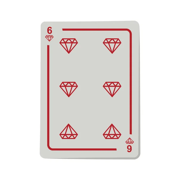 Cartes de poker casino — Image vectorielle