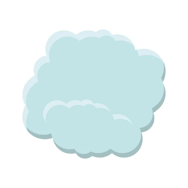 Wolkenform-Ikone — Stockvektor