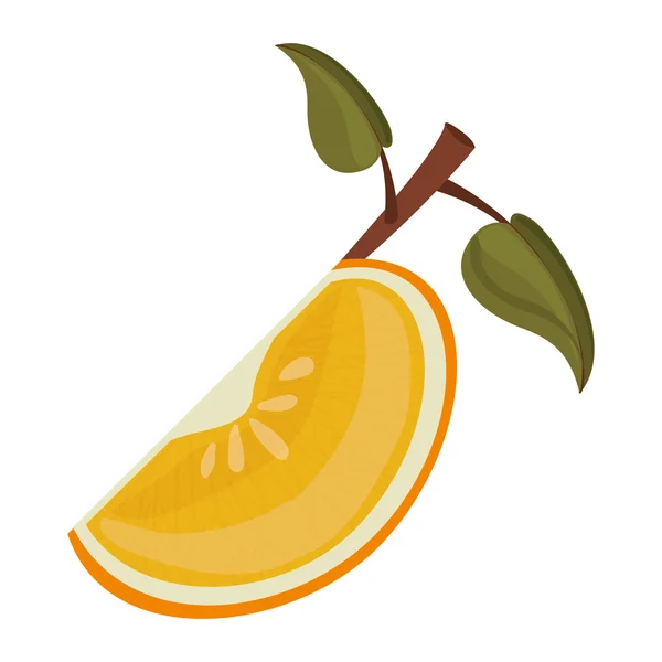 Fruta alimentos saludables — Vector de stock