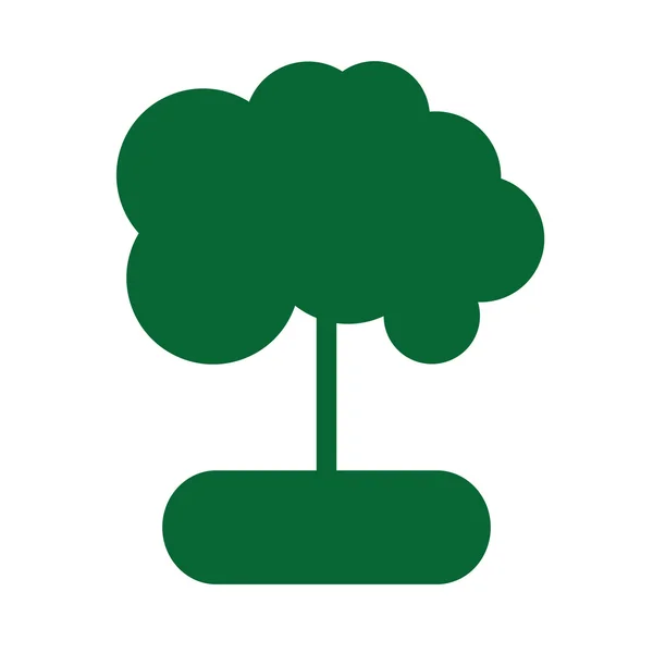 Tree pictogram icon image — Stock Vector