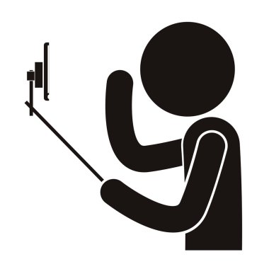 bir selfie alarak kişi