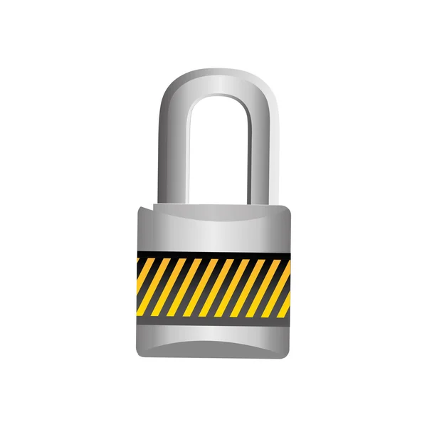 Safety lock icon image — Stock Vector