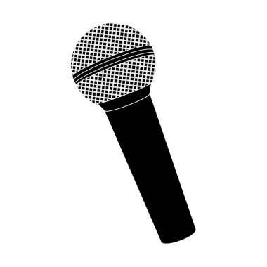 Tek mikrofon simgesi görüntü