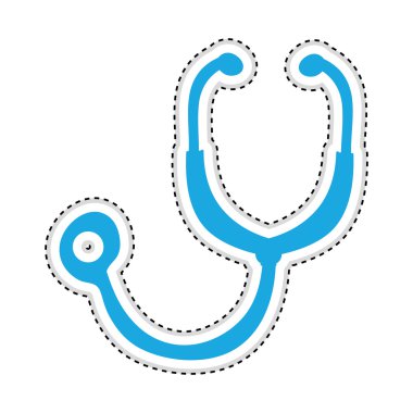 stetoskop siluet simge görüntüsü