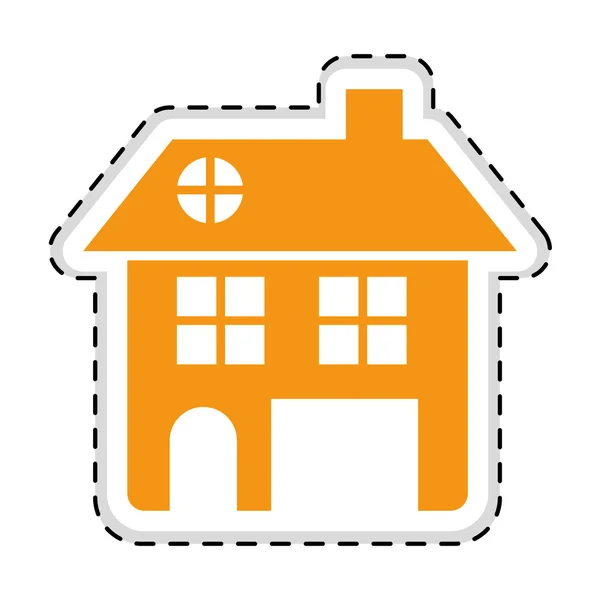House pictogram icon image — Stock Vector