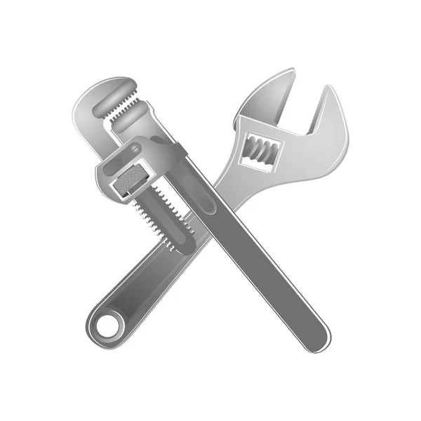 Wrench tool icon image — Stock Vector