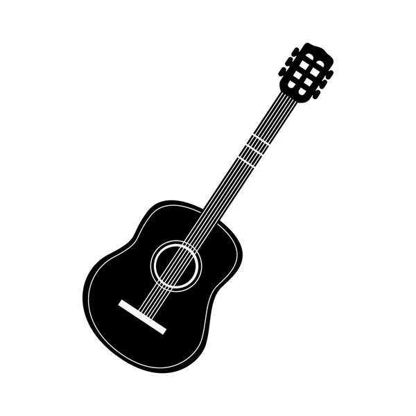 Ícone de guitarra imagem —  Vetores de Stock