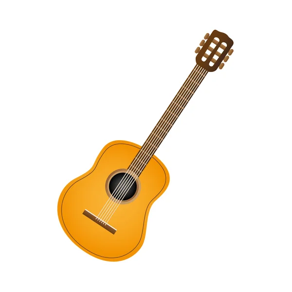 Immagine icona della chitarra — Vettoriale Stock