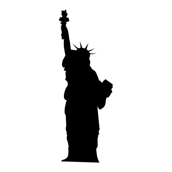 Statua wolności ikona obrazu — Wektor stockowy