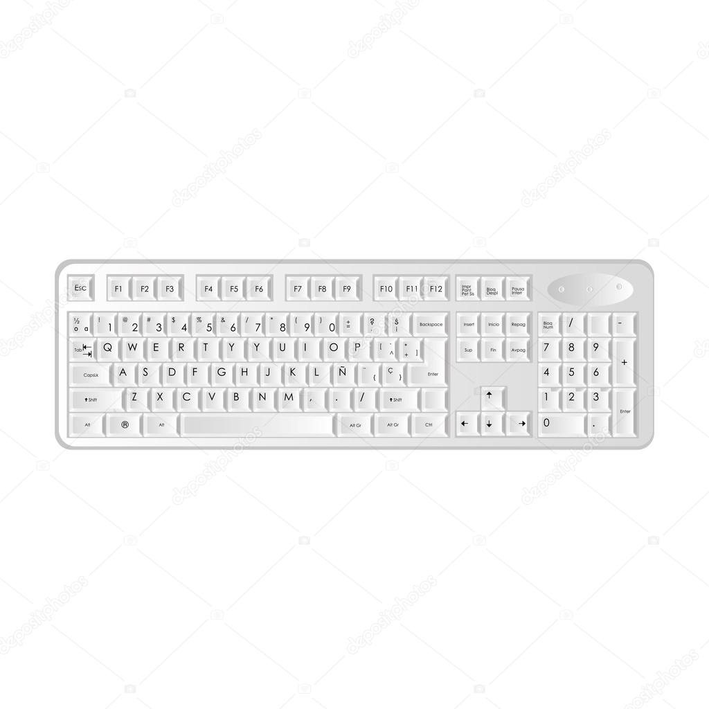 computer keyboard icon image