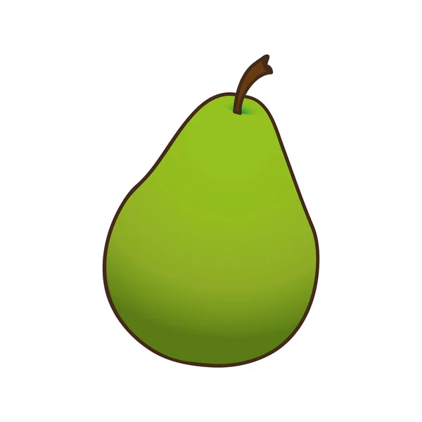 Pear fruit icon image — Διανυσματικό Αρχείο