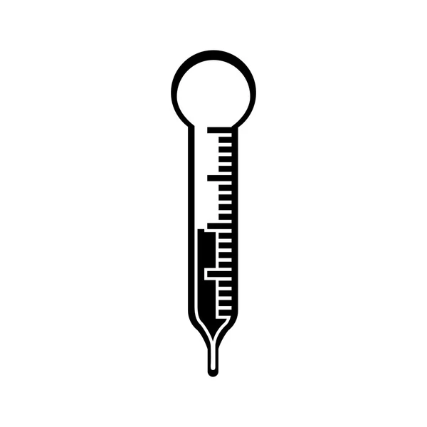 Medical thermometer icon pictogram — ストックベクタ