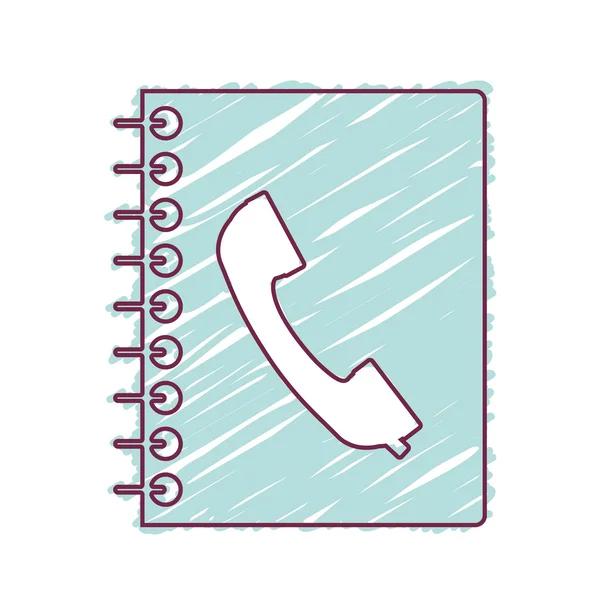 Directory notebook icon — Stock Vector