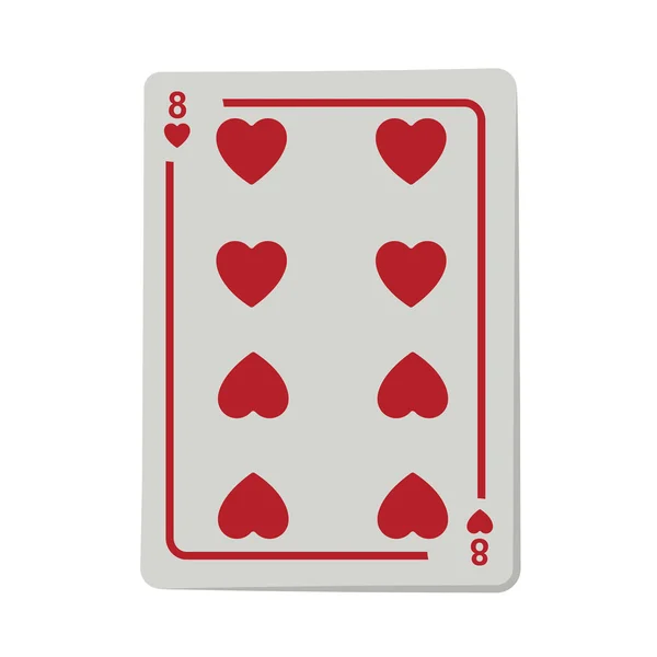 Casino poker cards — Stock Vector