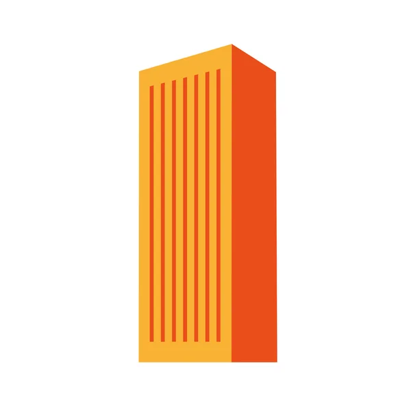 City building pictogram icon image — Stock Vector