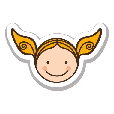 mutlu bir çocuk yüzü simge görüntüsü