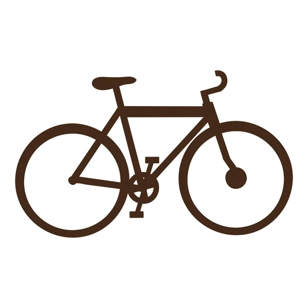 Bicicleta o icono de la bicicleta imagen — Archivo Imágenes Vectoriales