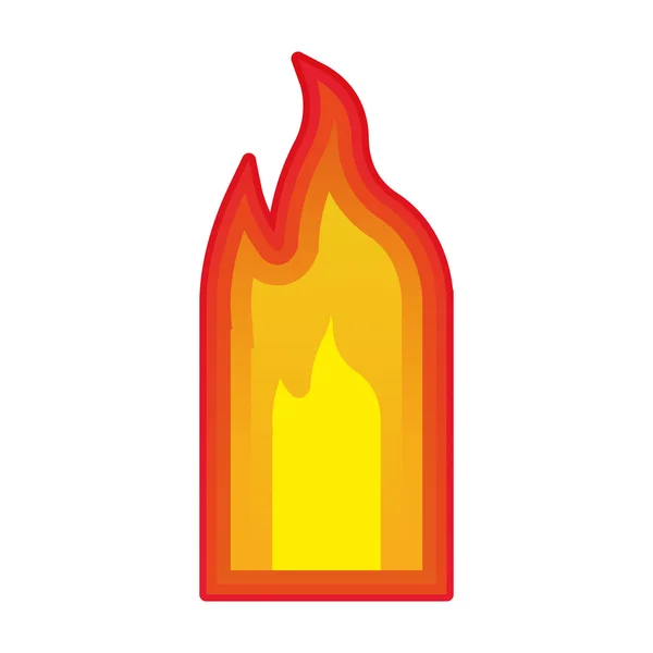 Llamas de fuego ardiendo — Archivo Imágenes Vectoriales