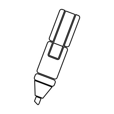 Marker vurgulayıcı simge görüntüsü