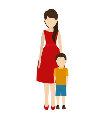 Anne ve oğlu tasarım