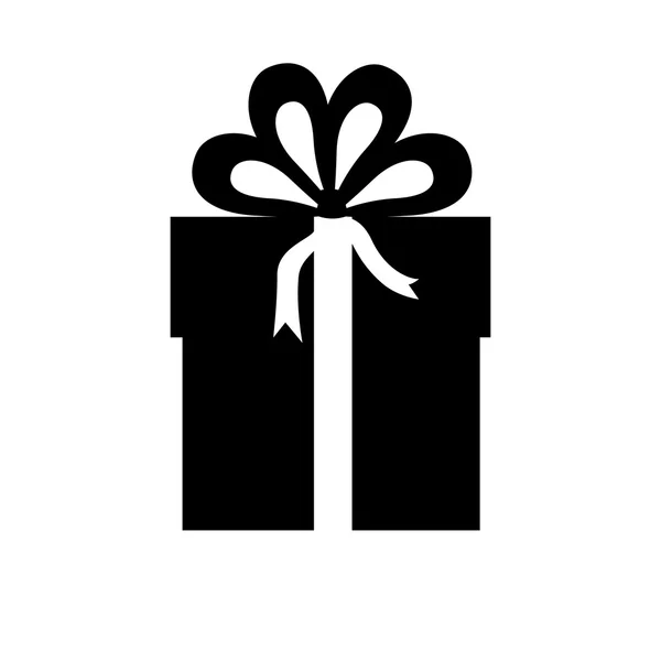 Icono caja regalo imagen — Vector de stock