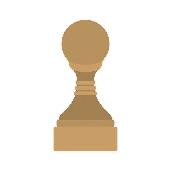 Pieza de juego de ajedrez — Vector de stock