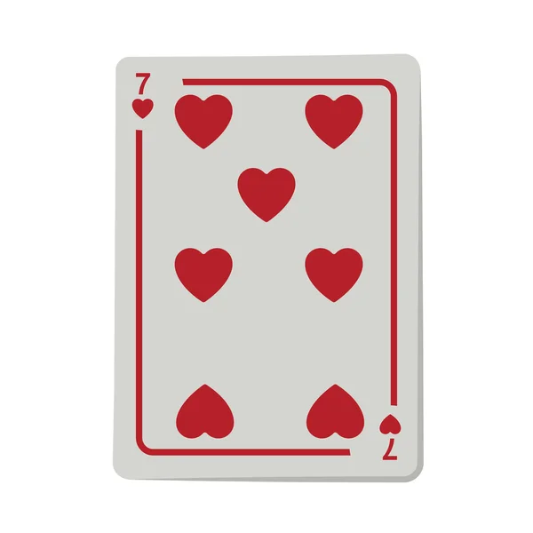 Casino póquer tarjetas — Vector de stock