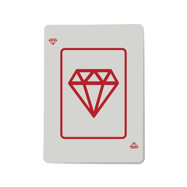 Cartes de poker casino — Image vectorielle