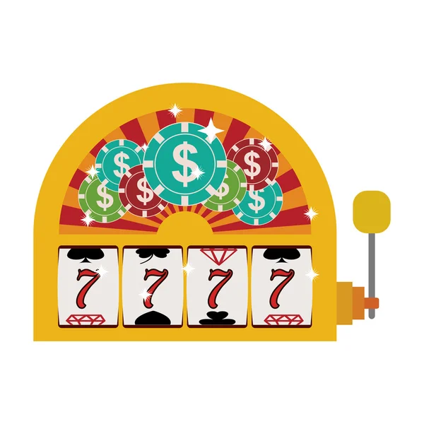 Jackpot machine icon — ストックベクタ