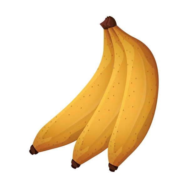 Buah pisang kuning - Stok Vektor