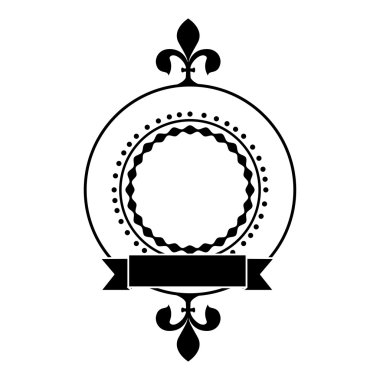 süslenmiş amblem veya etiket simge görüntüsü