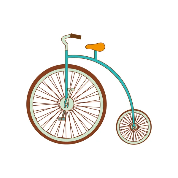 Imagem de ícone de bicicleta ou bicicleta — Vetor de Stock