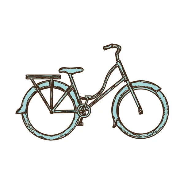 Bicicleta o icono de la bicicleta imagen — Archivo Imágenes Vectoriales