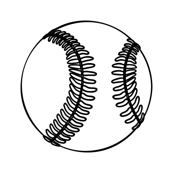 Baseball ball icon image — Stock Vector