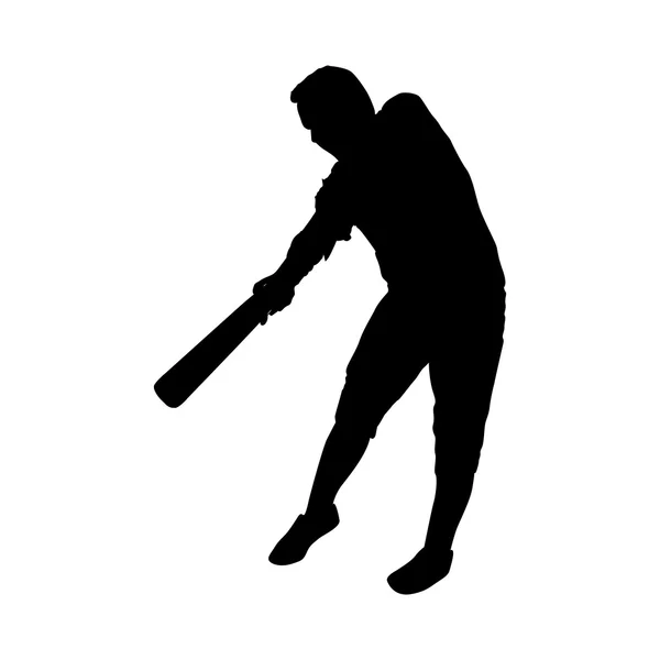 Icono del jugador de béisbol imagen — Vector de stock